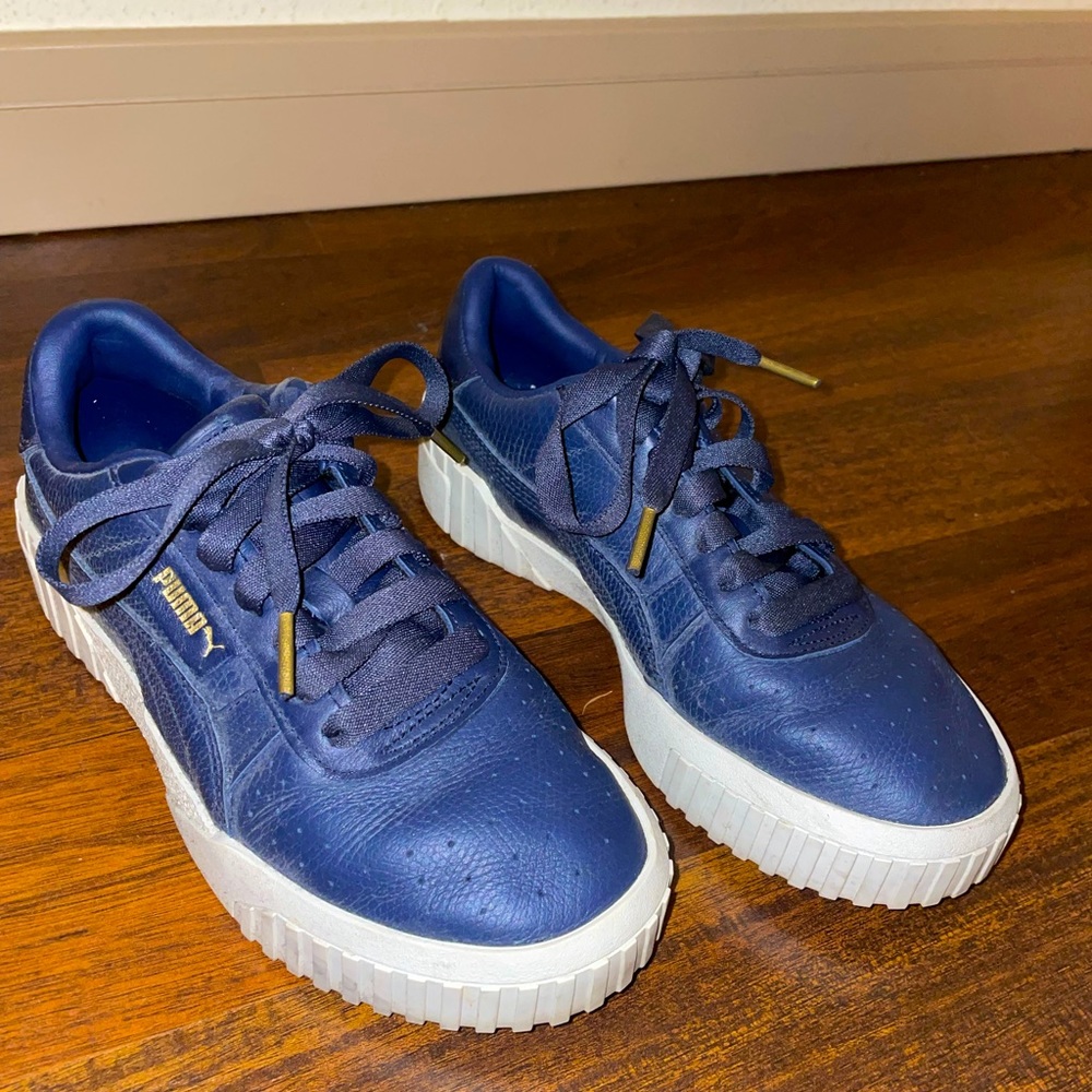 Navy Puma shoes